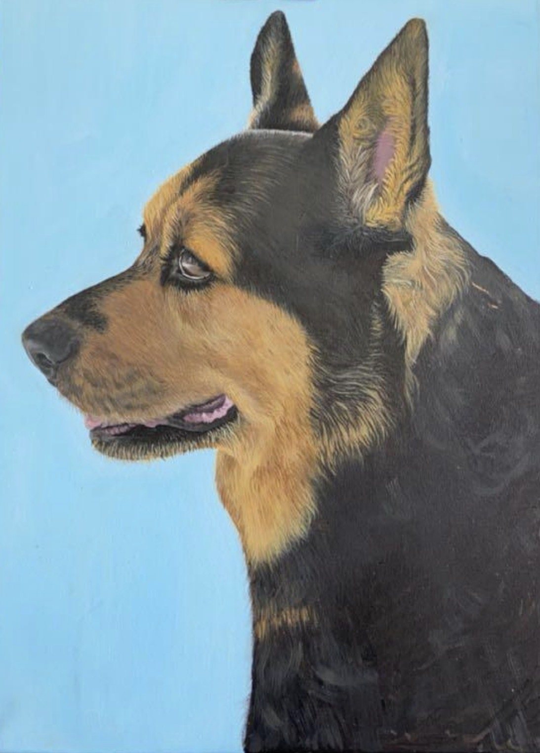 Sadie — acrylic on canvas by Tatiana Clover